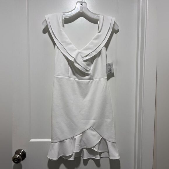 CITY TRIANGLES Womens Stretch Crepe  Cocktail Dress Prom Graduation - Picture 2 of 7